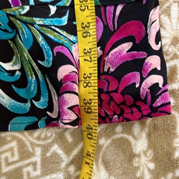 NWT Nicole Miller Floral Colorful sleeveless Dress - Picture 8 of 9